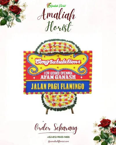 Bunga Papan Congratulation di Bukateja